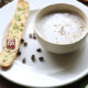 Forest mushroom with cappuccino soup